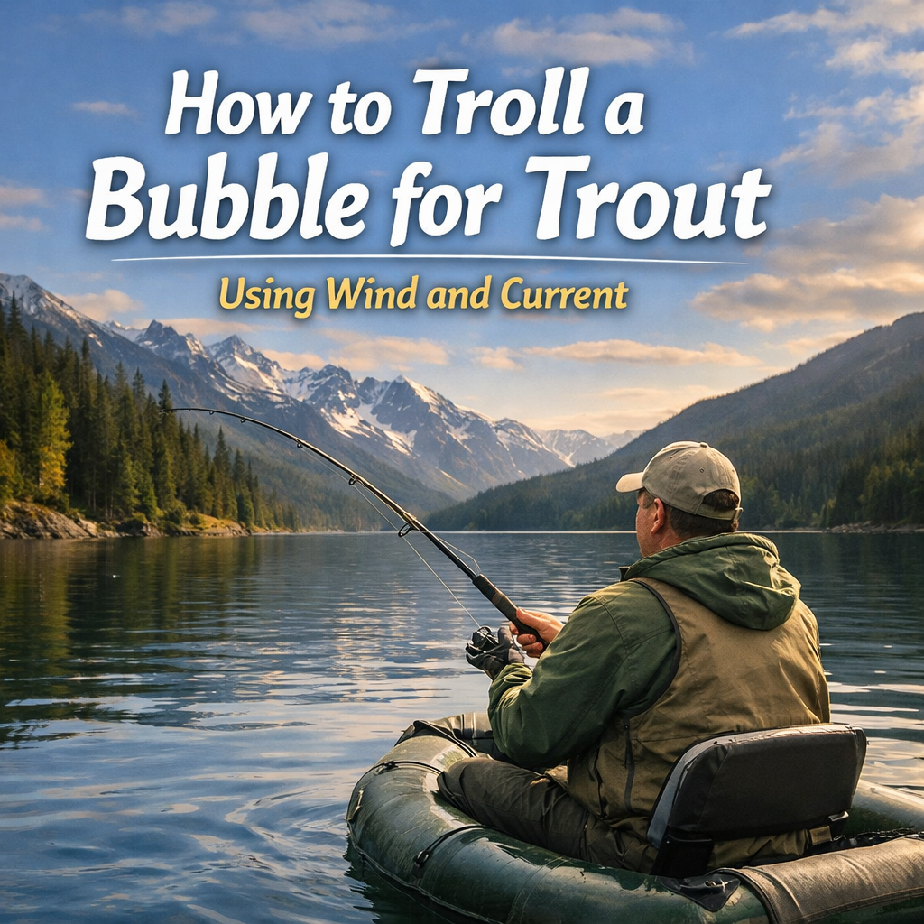 How to Troll a Bubble for Trout Using Wind and Current (Easy Lake Fishing Method)