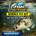 Fish Fast 'N Easy Panfish Bubble Fly Kit – Fly Fish with a Spinning Rod